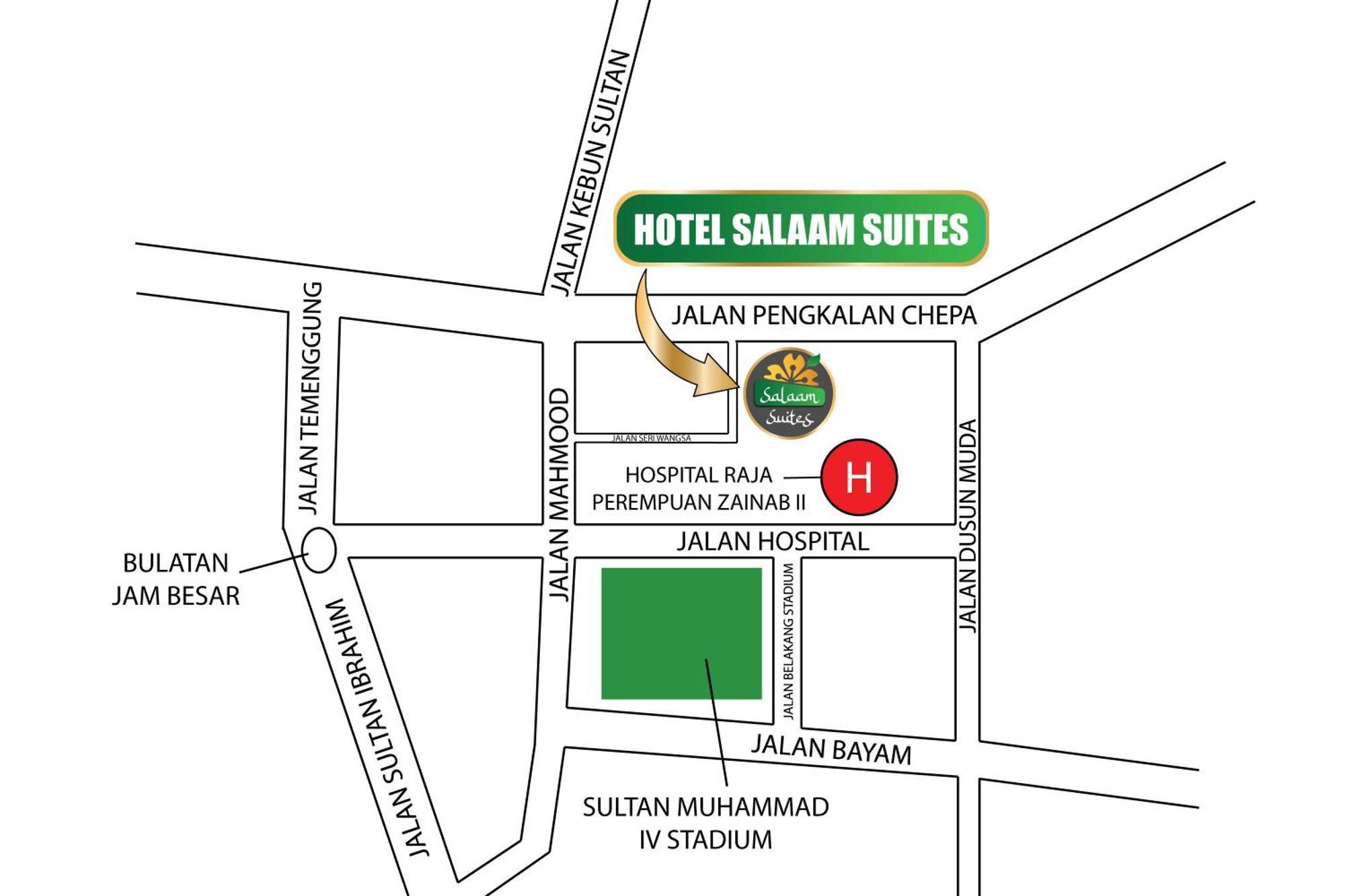Salaam Suites Hotel Kota Bharu Exterior foto